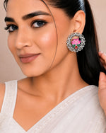 Load image into Gallery viewer, Aadhya Silver Lookalike Earrings