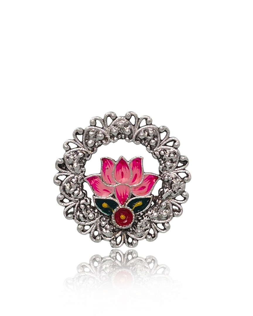 Aadhya Silver Lookalike Earrings