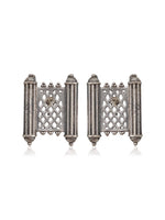 Load image into Gallery viewer, SAMIRA SILVER LOOKALIKE STUD EARRINGS