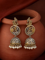 Load image into Gallery viewer, Tanvi DualTone Jhumka Earrings