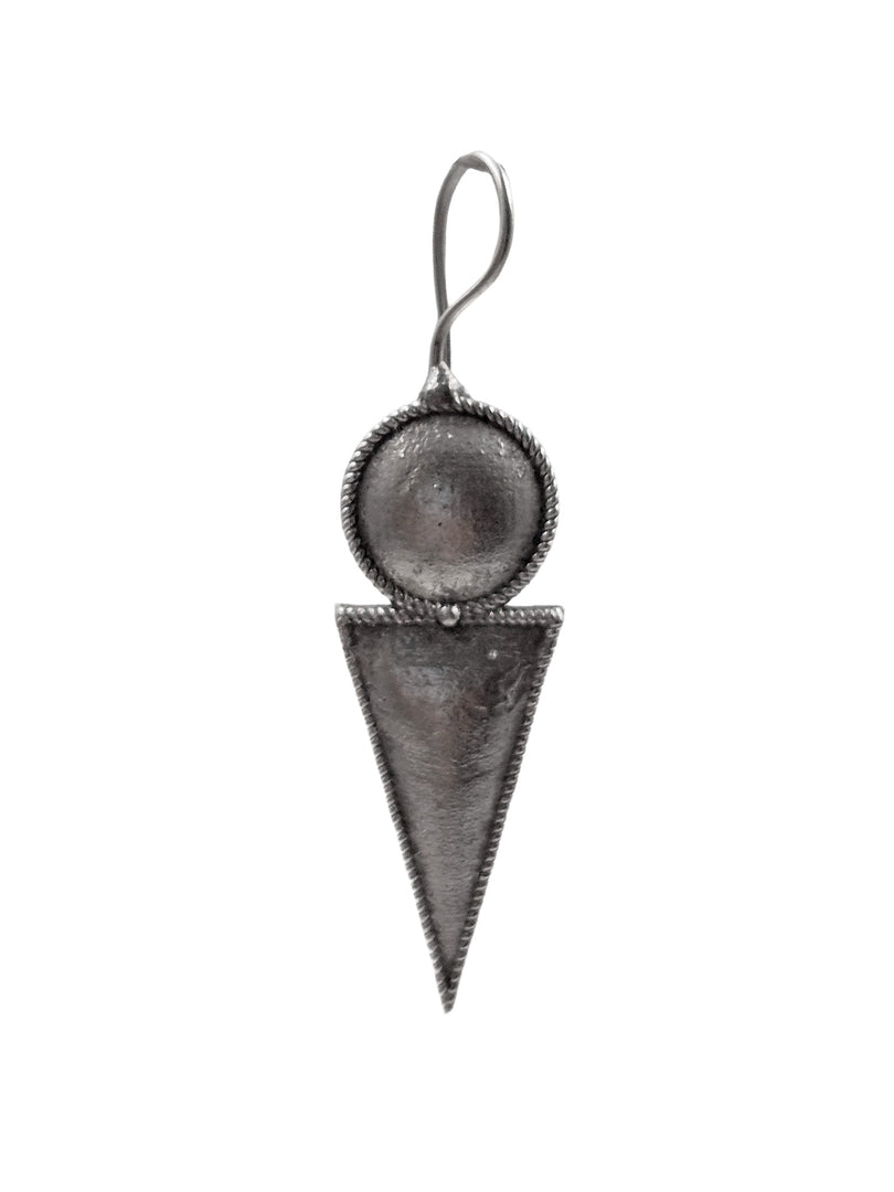 AYUTI SILVER LOOKALIKE STUD EARRINGS