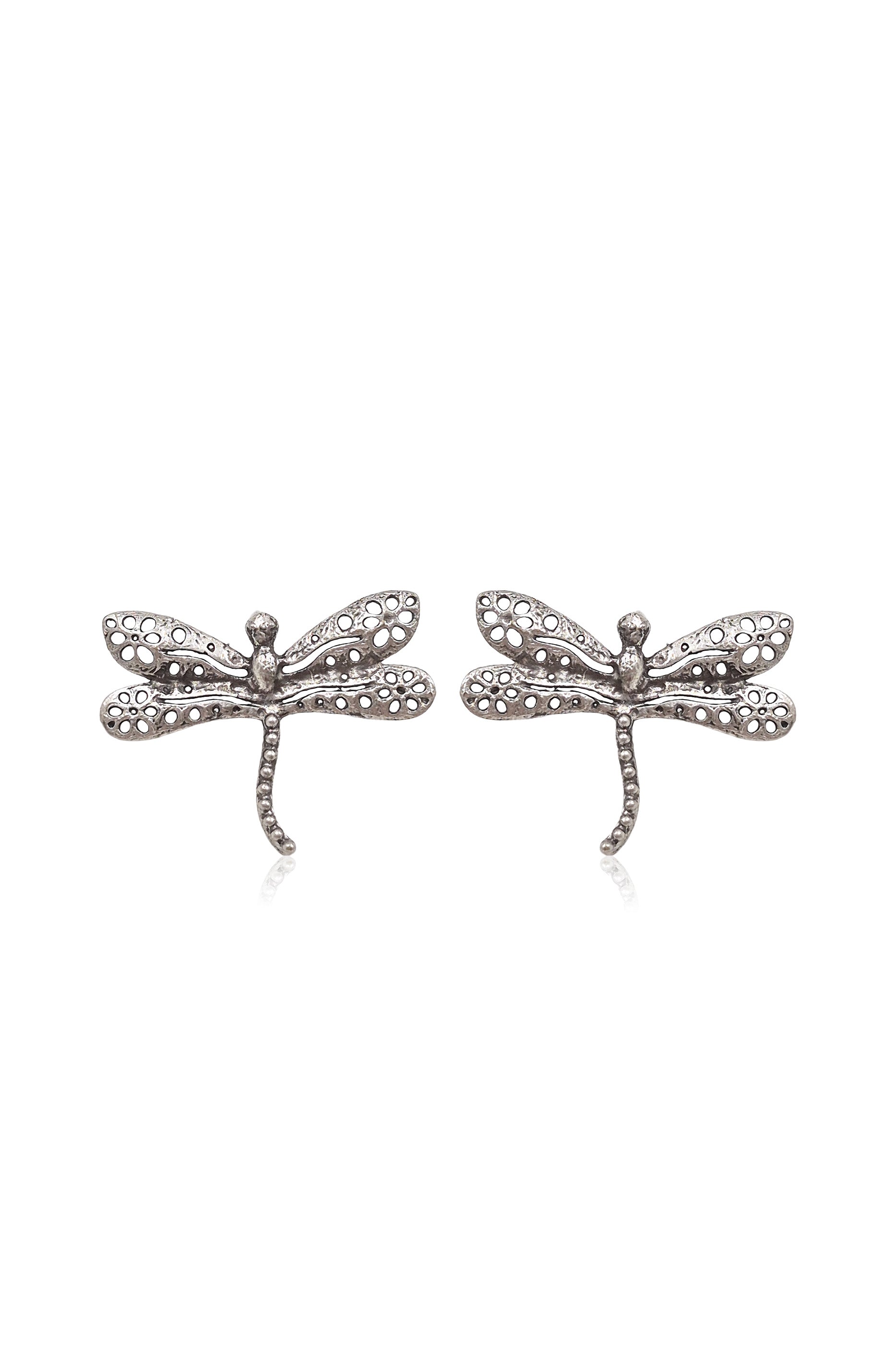YUTI SILVER LOOKALIKE STUD EARRINGS