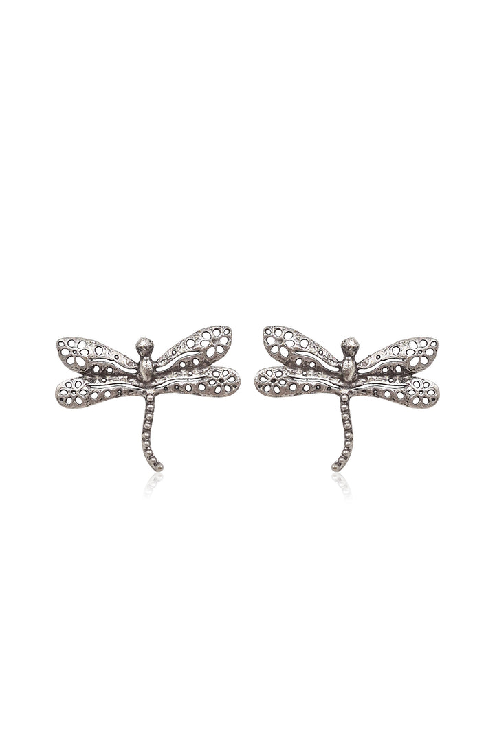 YUTI SILVER LOOKALIKE STUD EARRINGS