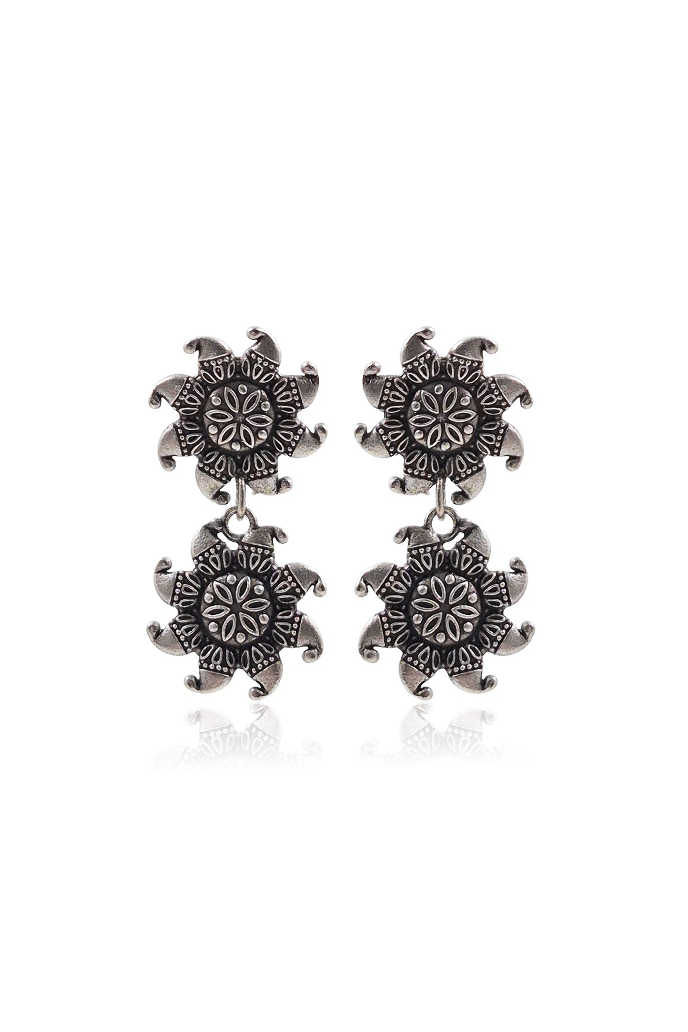 NIDHI OXIDISED DANGLER EARRINGS