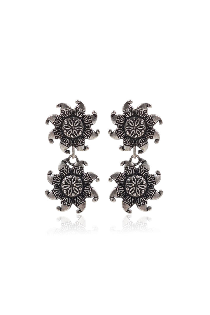 NIDHI OXIDISED DANGLER EARRINGS