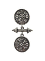 Load image into Gallery viewer, AALOKA SILVER LOOKALIKE DANGLER EARRINGS