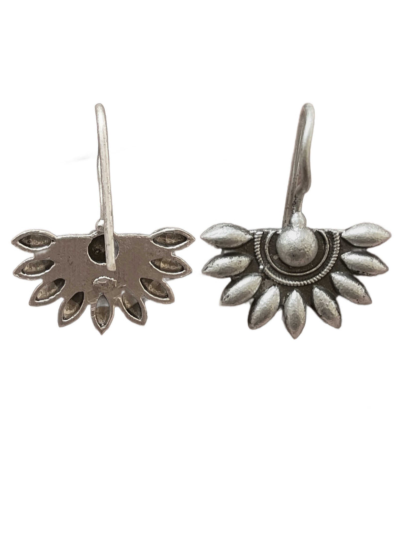 SHLOKA SILVER LOOKALIKE STUD EARRINGS