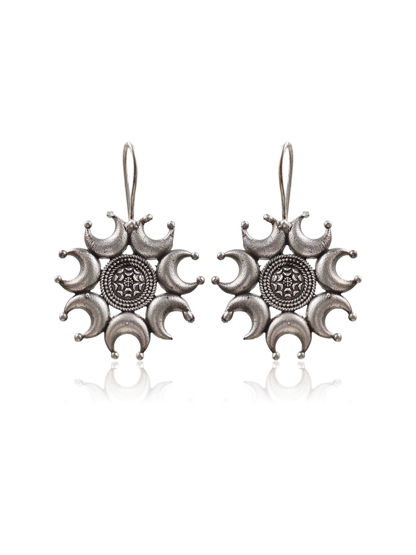 RIA SILVER LOOKALIKE STUD EARRINGS