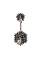 Load image into Gallery viewer, KHANAK SILVER LOOKALIKE STUD EARRINGS