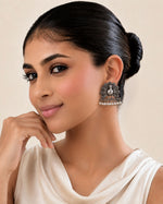 Load image into Gallery viewer, Anshika Silver Lookalike Earrings