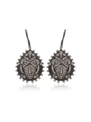 DEVI SILVER LOOKALIKE STUD EARRINGS