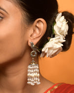 Load image into Gallery viewer, ROBIN OXIDISED JHUMKA EARRINGS