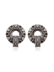 AVNISHA SILVER LOOKALIKE STUD EARRINGS