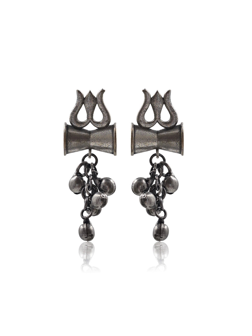 TANYA SILVER LOOKALIKE DANGLER EARRINGS