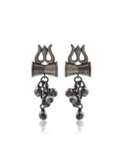 TANYA SILVER LOOKALIKE DANGLER EARRINGS