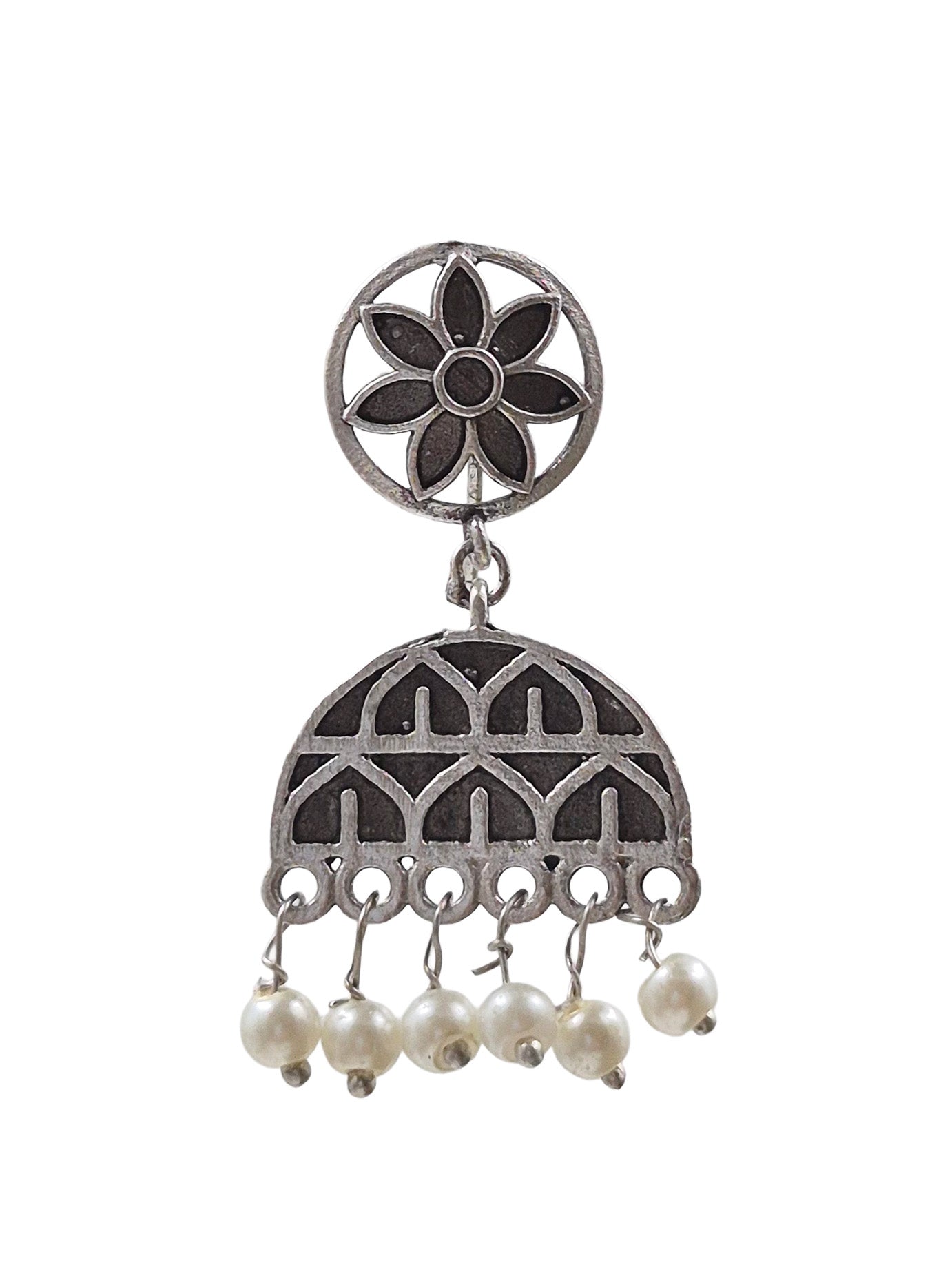 MEERA OXIDISED DANGLER EARRINGS