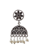 Load image into Gallery viewer, MEERA OXIDISED DANGLER EARRINGS