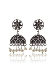 MEERA OXIDISED DANGLER EARRINGS