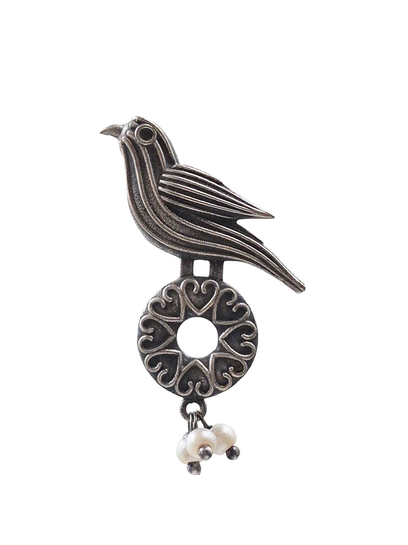NEHA SILVER LOOKALIKE STUD EARRINGS