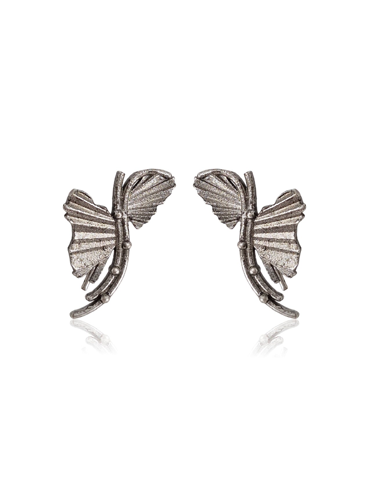 PARI SILVER LOOKALIKE STUD EARRINGS
