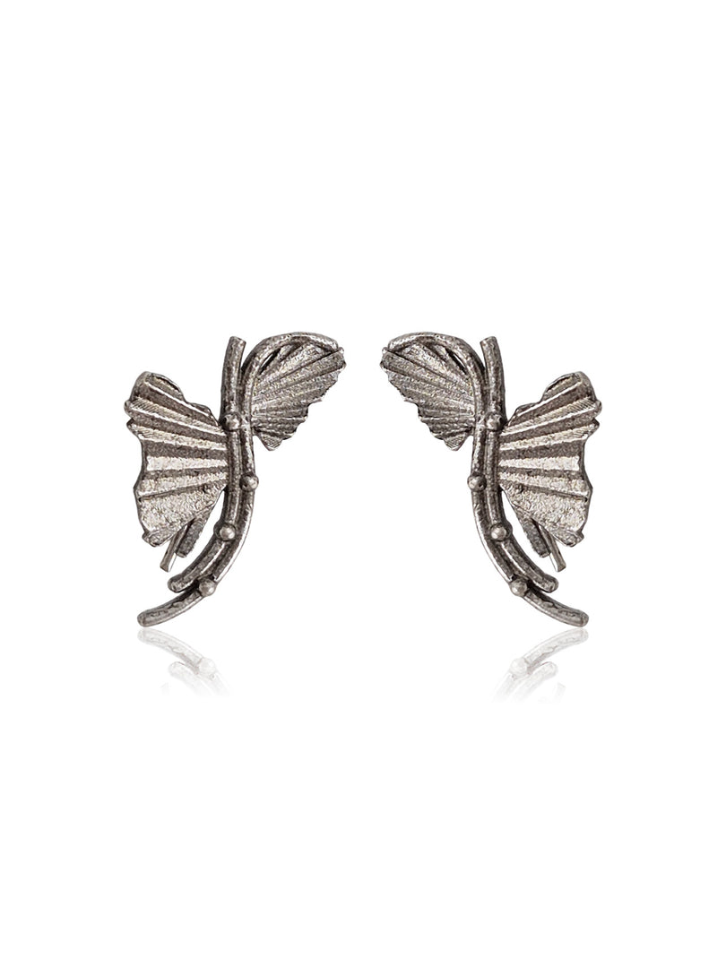 PARI SILVER LOOKALIKE STUD EARRINGS