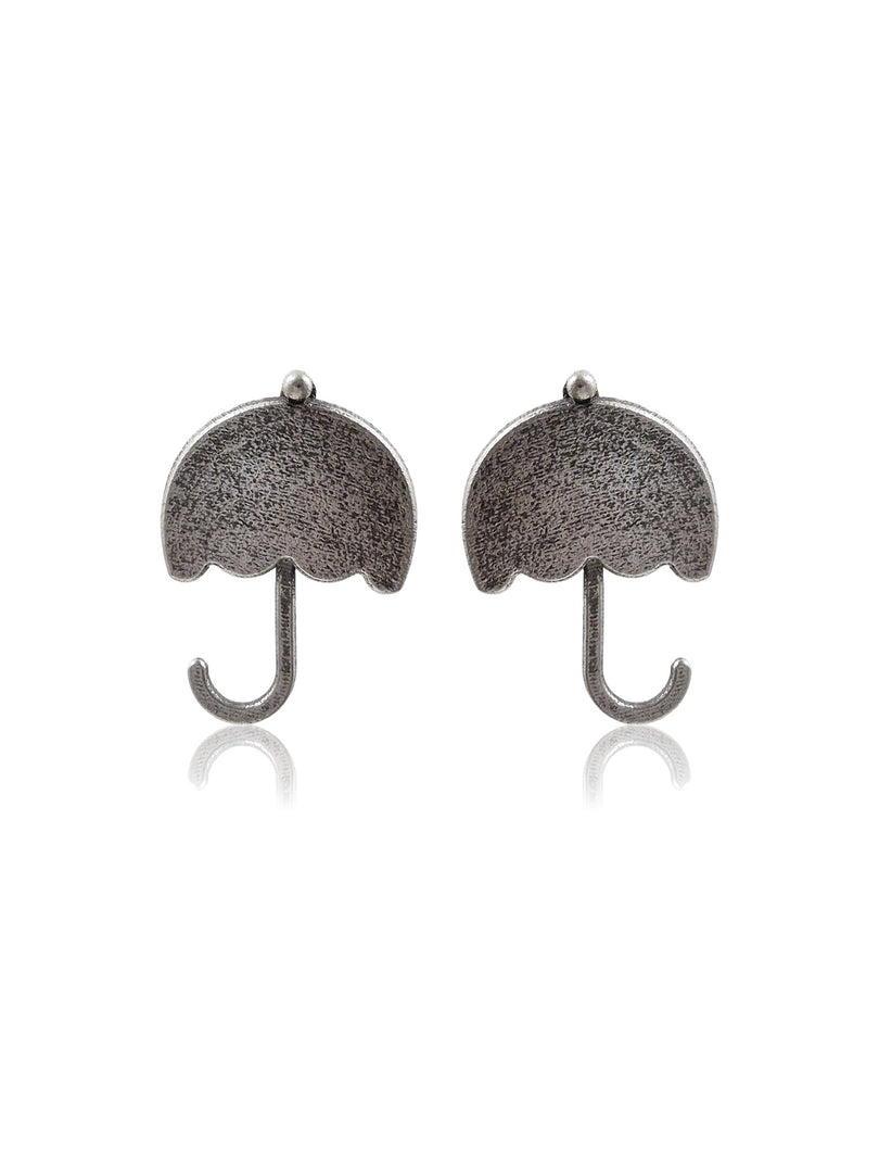 PENNY SILVER LOOKALIKE STUD EARRINGS