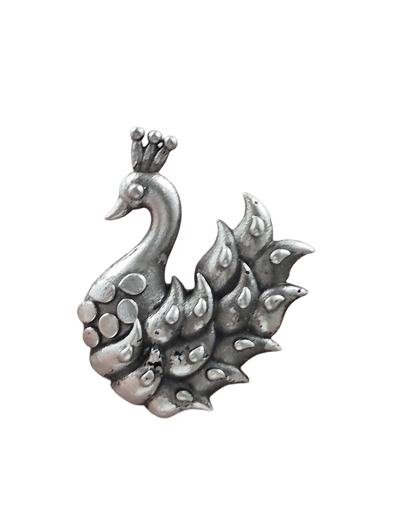 ANVI OXIDISED STUD EARRINGS