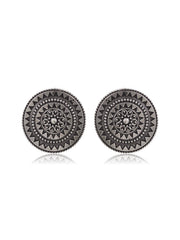 RADHIKA SILVER LOOKALIKE STUD EARRINGS