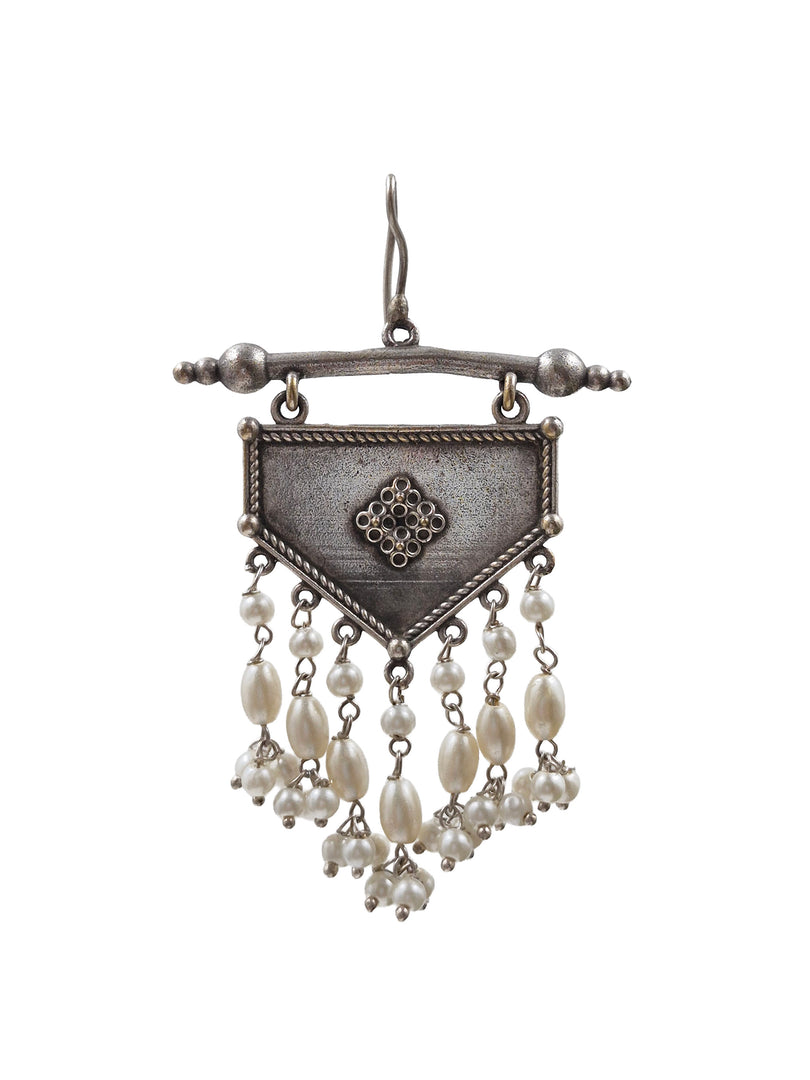 AHANA SILVER LOOKALIKE DANGLER EARRINGS