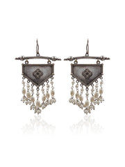 AHANA SILVER LOOKALIKE DANGLER EARRINGS