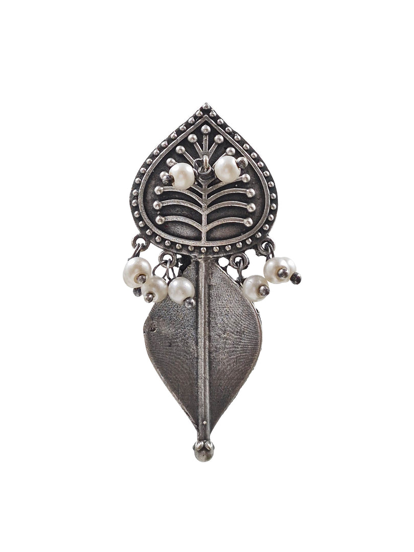 LAISHA SILVER LOOKALIKE EARRINGS