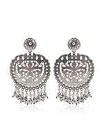 Load image into Gallery viewer, Kashish Silver Lookalike Earrings