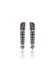 Misty Silver Lookalike Dangler Earrings