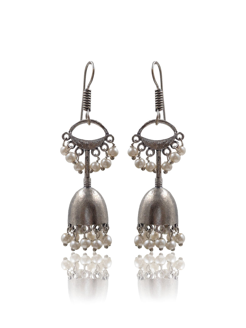 Pearl Bloom Dangler Earrings