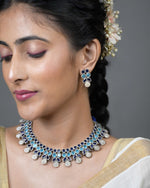 Load image into Gallery viewer, Ruby Stone Necklace Set