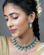 Load image into Gallery viewer, Ruby Stone Necklace Set