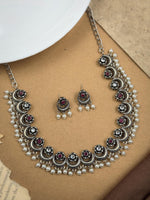 Load image into Gallery viewer, Vani Stone Necklace Set