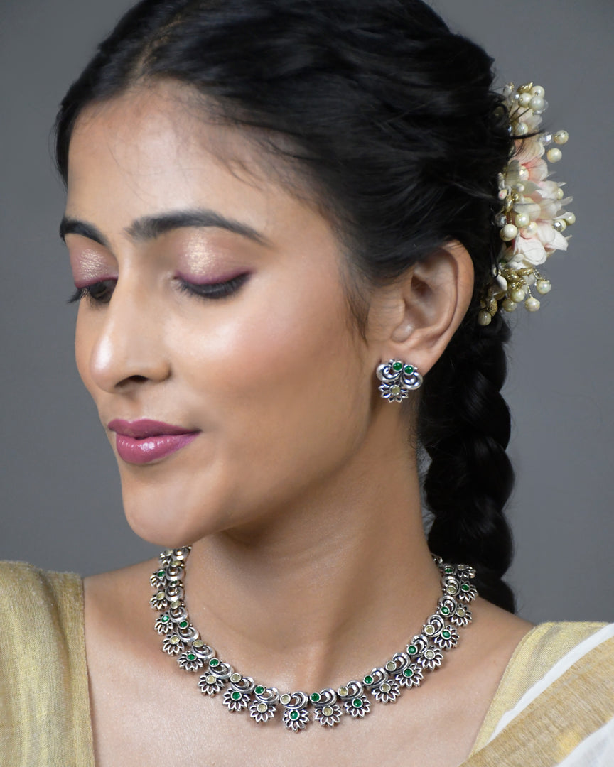 Radhya Stone Necklace Set