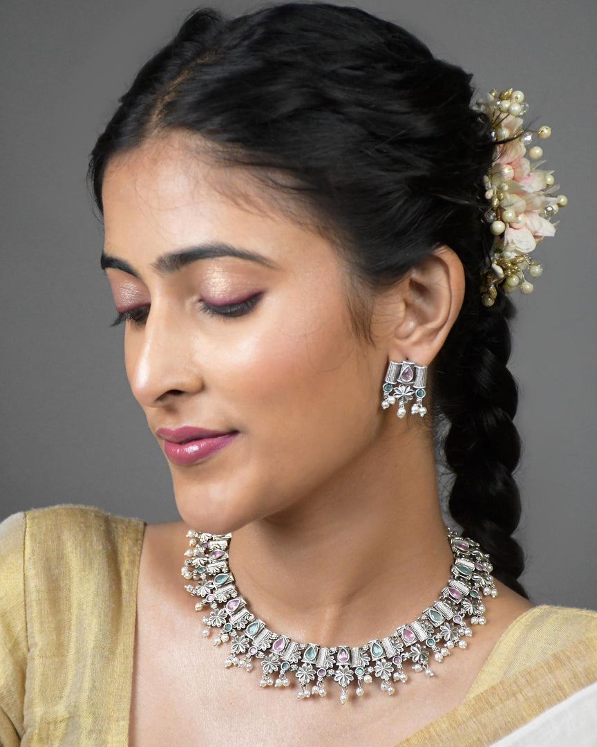 Anvy Stone Necklace Set