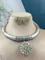 Load image into Gallery viewer, Rahi Stone Necklace Set