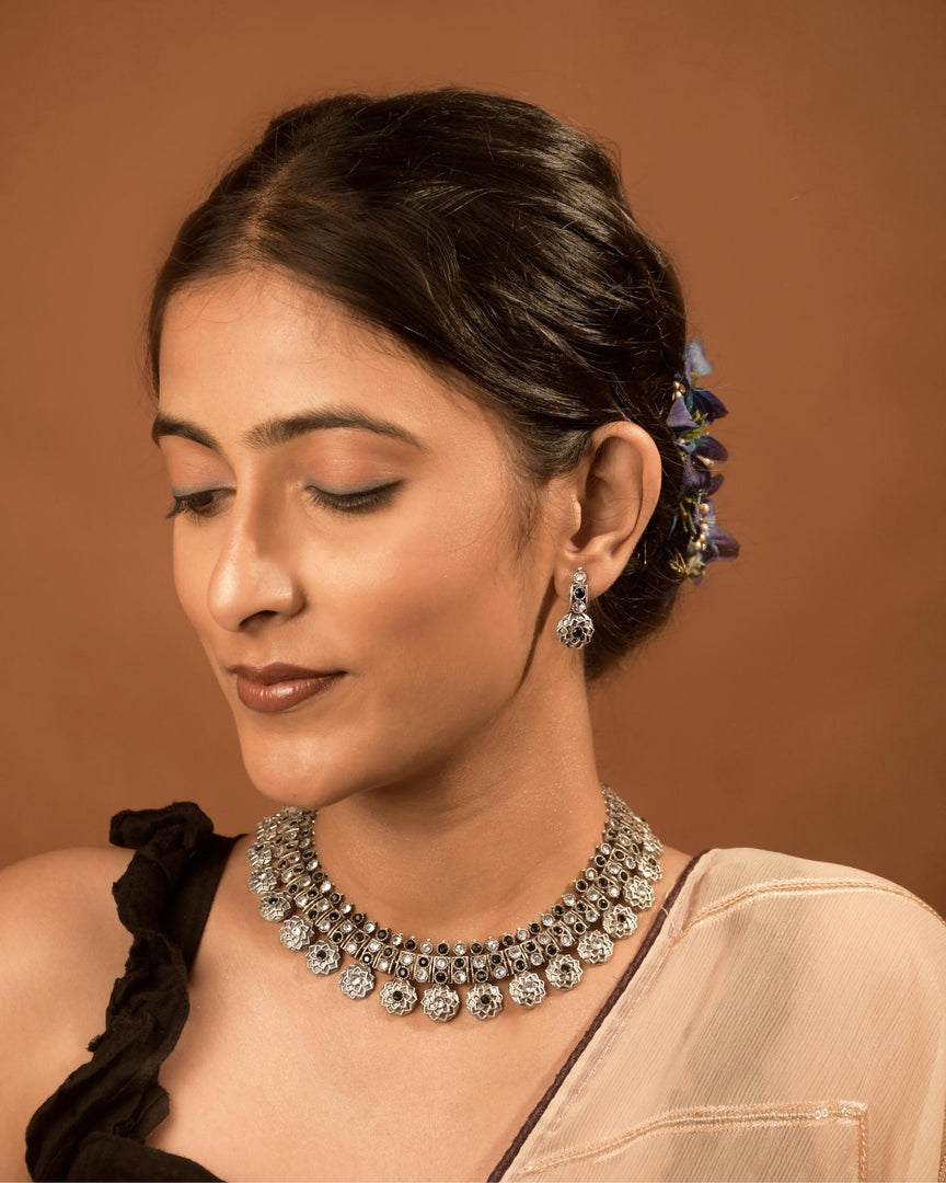 Prisha Stone Necklace Set