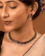 Load image into Gallery viewer, Vedika Stone Necklace Set