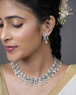 Load image into Gallery viewer, Pranvi Stone Necklace Set