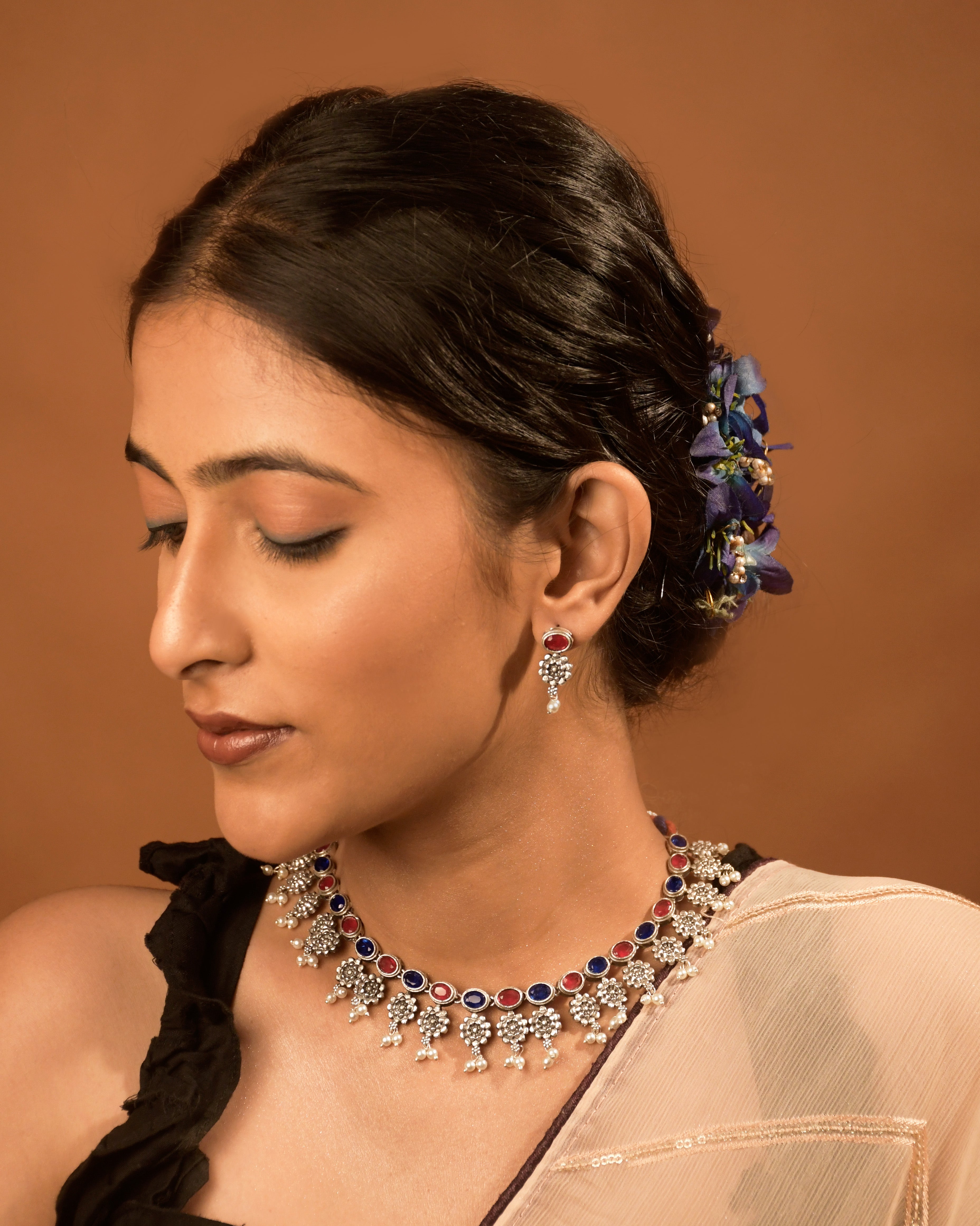 Geetika Stone Necklace set