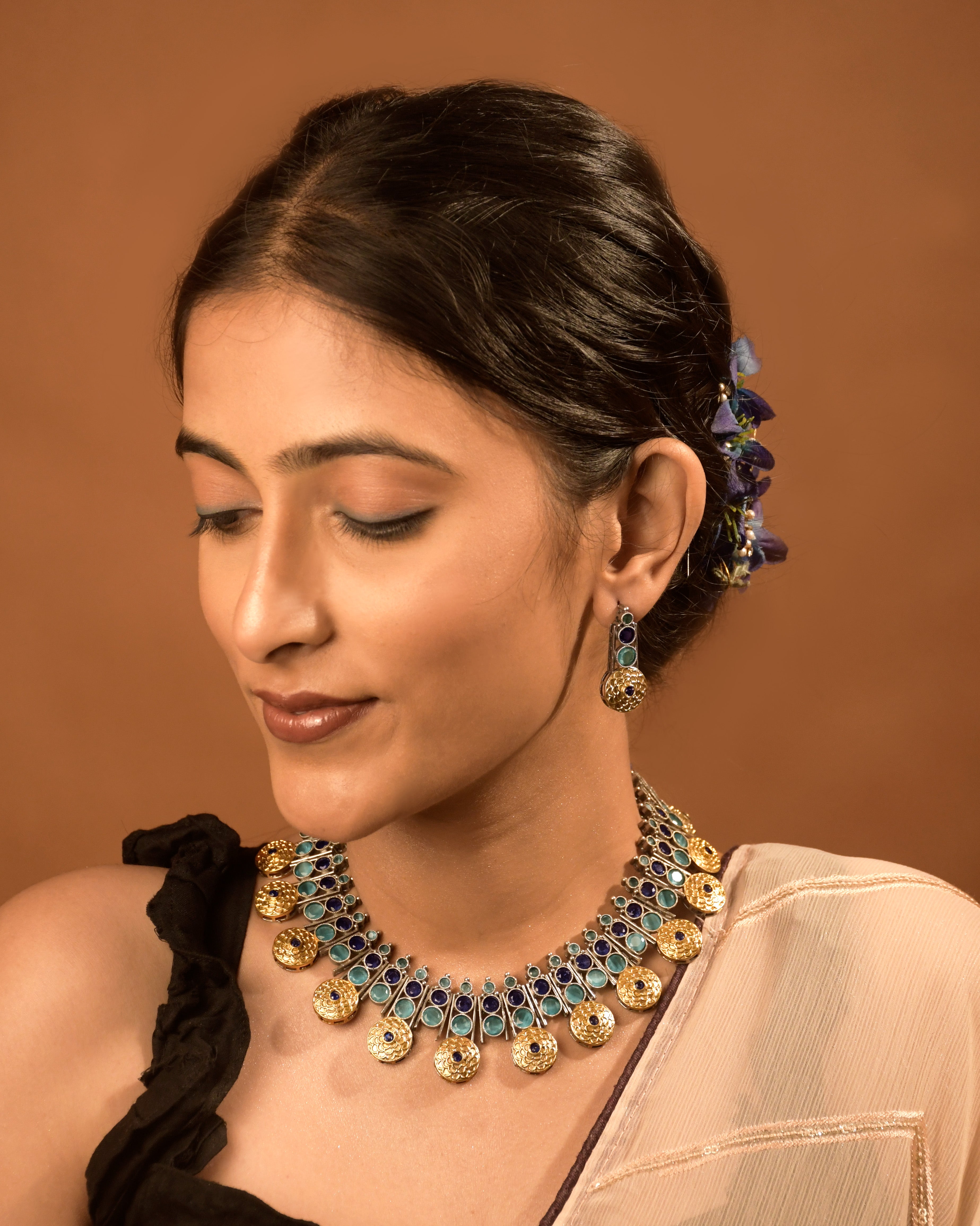 Lavanya Stone Necklace Set
