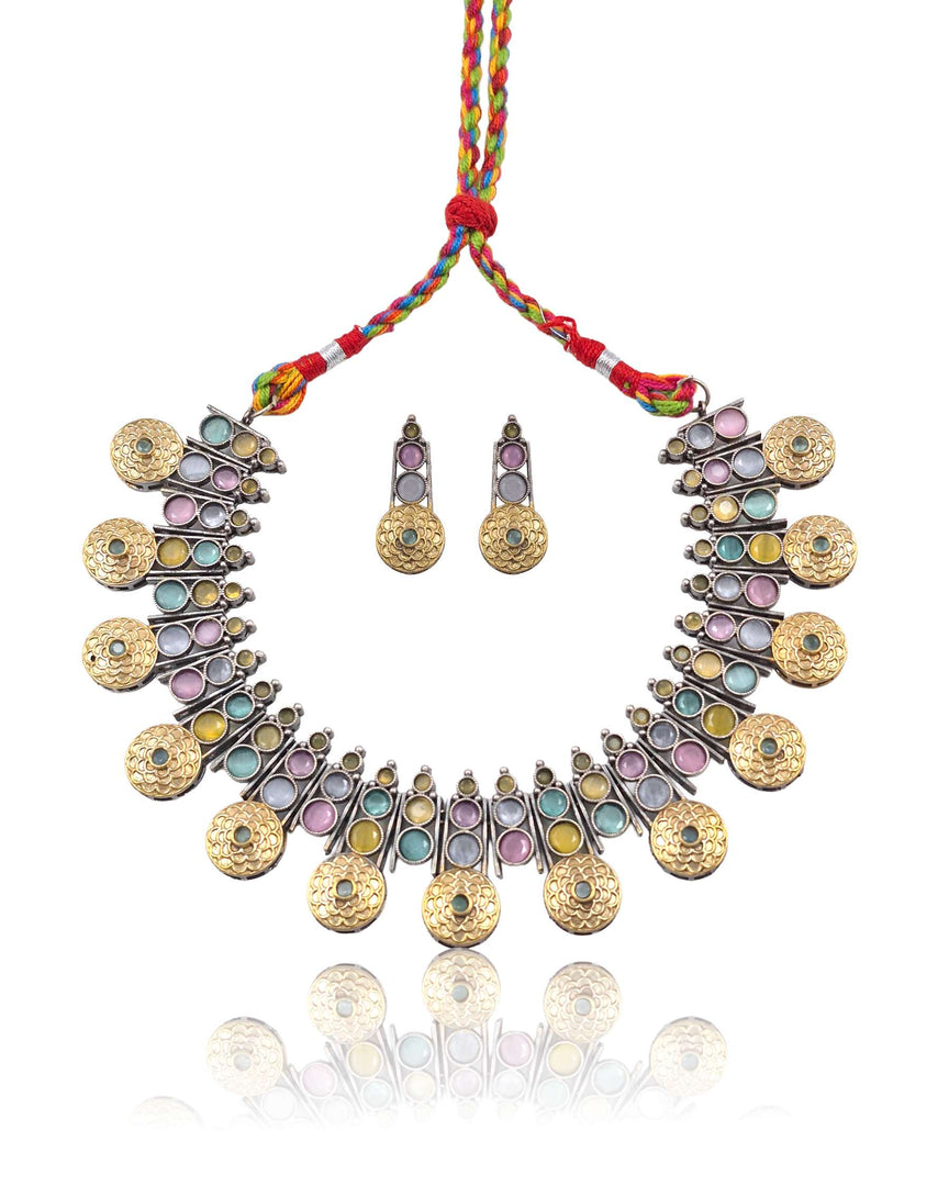 Lavanya Stone Necklace Set