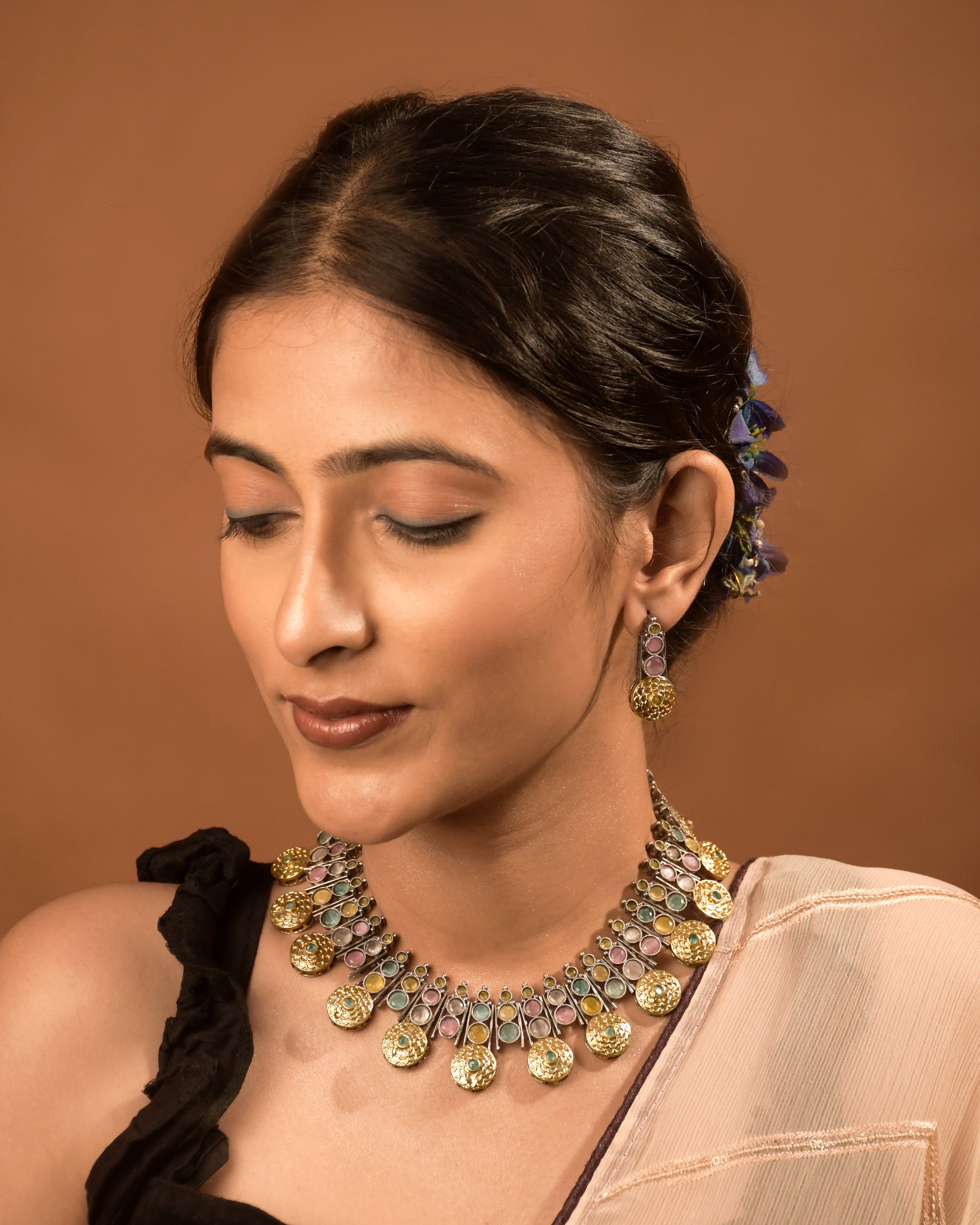 Lavanya Stone Necklace Set