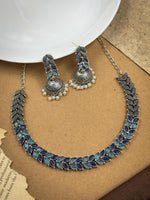Load image into Gallery viewer, MEHER STONE NECKLACE SET