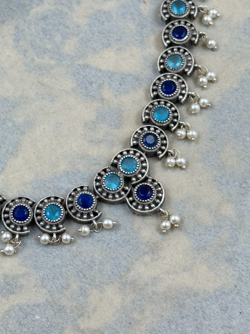 Reha Stone Necklace Set