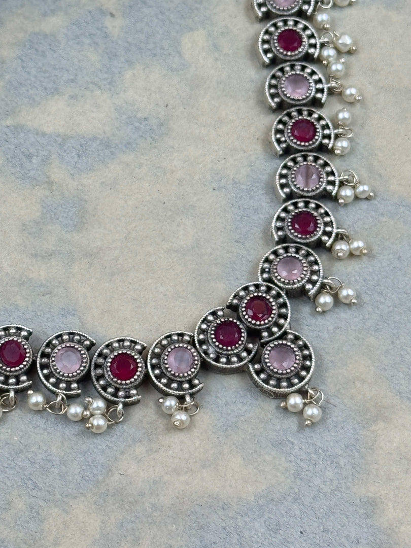 Reha Stone Necklace Set